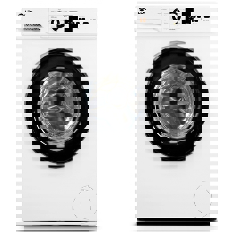 Masina de spalat rufe LDK Higeea 812DD, Clasa D, Capacitate 8 Kg, 1200 rpm, 15 programe, Anti-Alergic, Amanare pornire, Display LED, Alb